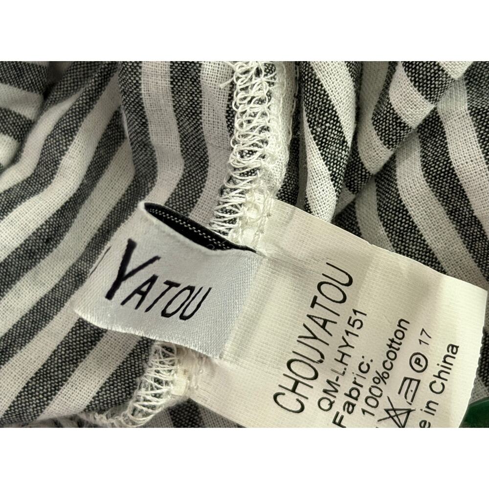 Chou yatou stripe shirt dress - Picture 4 of 4